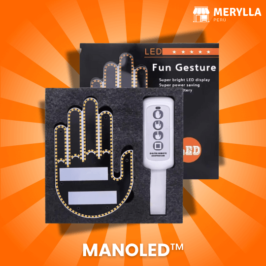 Manoled™: La luz LED de gestos manuales ✋🏻🤟🏻