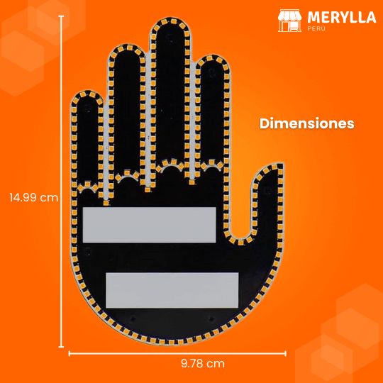 Manoled™: La luz LED de gestos manuales ✋🏻🤟🏻